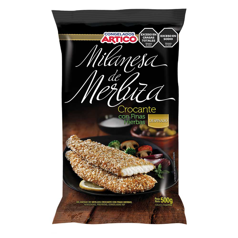 Milanesa con finas hierbas